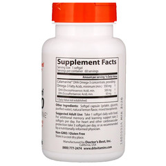 Doctor's Best, Calamari DHA 500 with Calamarine , 500 mg, 60 Softgels