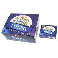HEM Myrrh Благовоние-конус Мирра, 10 шт