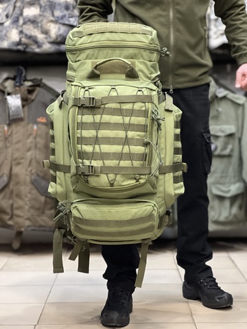 Рюкзак рейдовый 7.62, 100 л, Олива