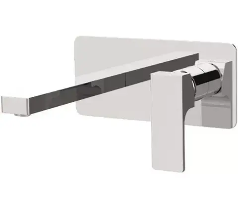 Remer Absolute AU15NP Смеситель для раковины настенный, цвет: никель брашированный