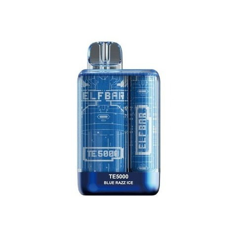 ELF BAR TE5000 Черника Малина Лёд - Blue Razz Ice