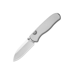 Фото Складной нож Kizer Drop Bear Zero, сталь M390, рукоять алюминий, серый
