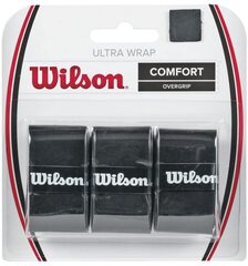 Овергрипы Wilson Ultra Wrap Overgrip (3 Pack) - Black