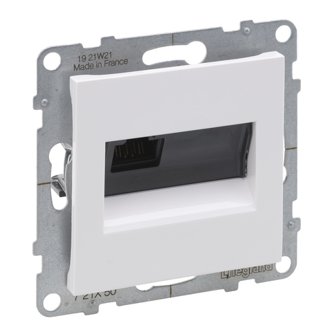 Розетка компьютерная RJ45 категория 5e UTP - Legrand SUNO - Белый