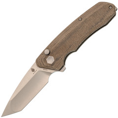Фото Складной нож Kizer Mad Tanto, сталь 154CM, рукоять микарта