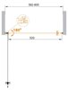 Cezares Eco ECO-O-B-1-65-C-CR Дверь душевая в нишу, цвет: хром