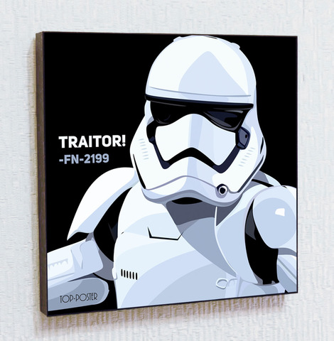 Картина постер Штурмовик FN-2199 в стиле ПОП-АРТ