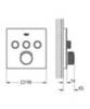 GROHE Grohtherm SmartControl 29157LS0 Термостат для душа встраиваемый на 3 потребителя