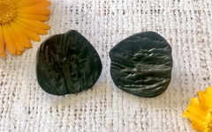 Пуговица костюмная, на ножке, d 2,8 см, чёрный