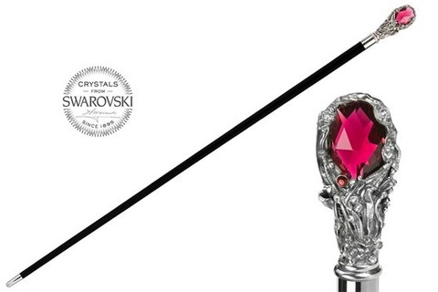 Трость мужская Pasotti Luxury Red Gem Cane, Италия.