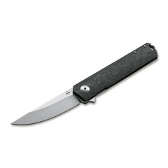 Фото Складной нож Boker Kwaiken Compact Flipper, сталь D2, рукоять титан/карбон