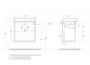 BelBagno Neon NEON-600-2C-SO-PB Тумба под раковину подвесная, 60x41.5, цвет: бежевый