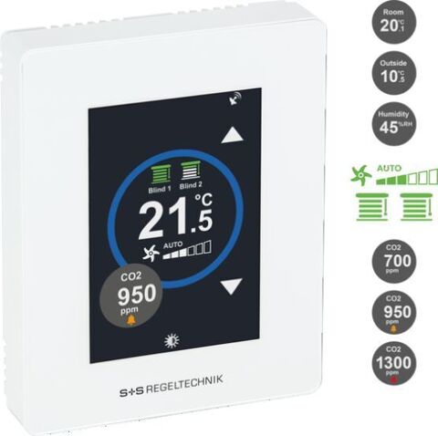 RYMASKON 612-MOD-RH-CO2-AI Комнатный контроллер S+S Regeltechnik