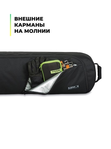 Картинка чехол для горных лыж Dakine SNB fall line ski roller bag Black - 6