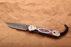Фото Нож складной Chris Reeve Large Sebenza, сталь дамаск с рисунком 