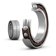 SKF 7012 CD/P4ADGA — комплект прецизионных радиально-упорных шарикоподшипников 60×95×36 мм