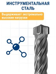 Бур SDS-plus ПРАКТИКА 32 х 950/1000 мм, Х-тип серия 
