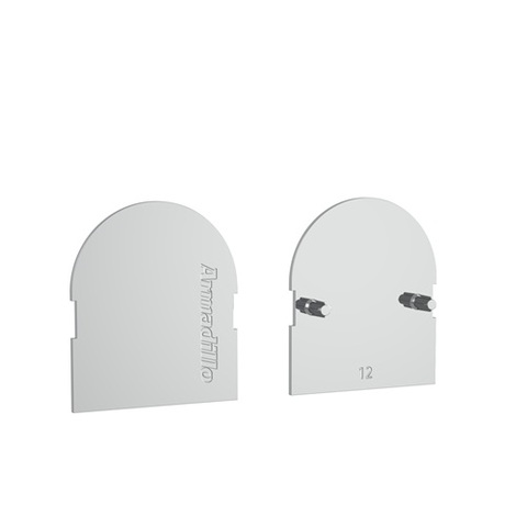 Декоративная накладка ARMADILLO для скрытой петли U3D6000 (DOOR) CP хром /64897/ (2шт)