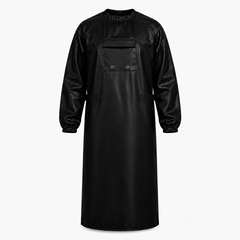 Фартук влагозащитный с рукавами с нагрудным карманом (Oxford 900D PU 5000, Черный)