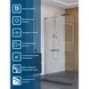 BelBagno UNO-L-1-TB-100-C-Cr Душевая перегородка универсальная с односторонним входом, стекло прозрачное, профиль хром, 1000x2000 мм