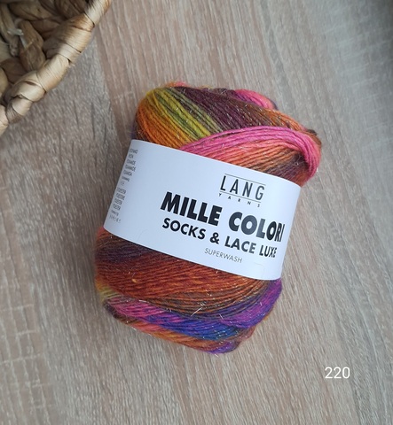Lang Yarns Mille Colori Socks and Lace Lux 220