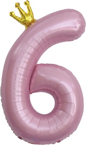 Цифра гелиевая 6 