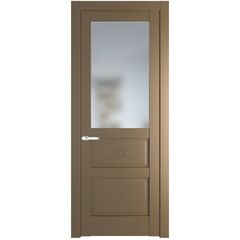 Межкомнатная дверь эмаль Profil Doors 1.5.2PM перламутр золото остеклённая
