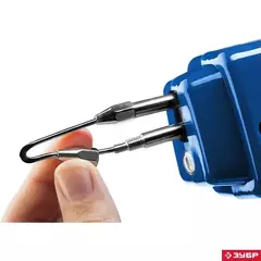 ЗУБР 150 Вт, в наборе: нагрев 6 сек., канифоль, припой, 2 сменных жала, импульсный паяльник, Профессионал (55412-H4)