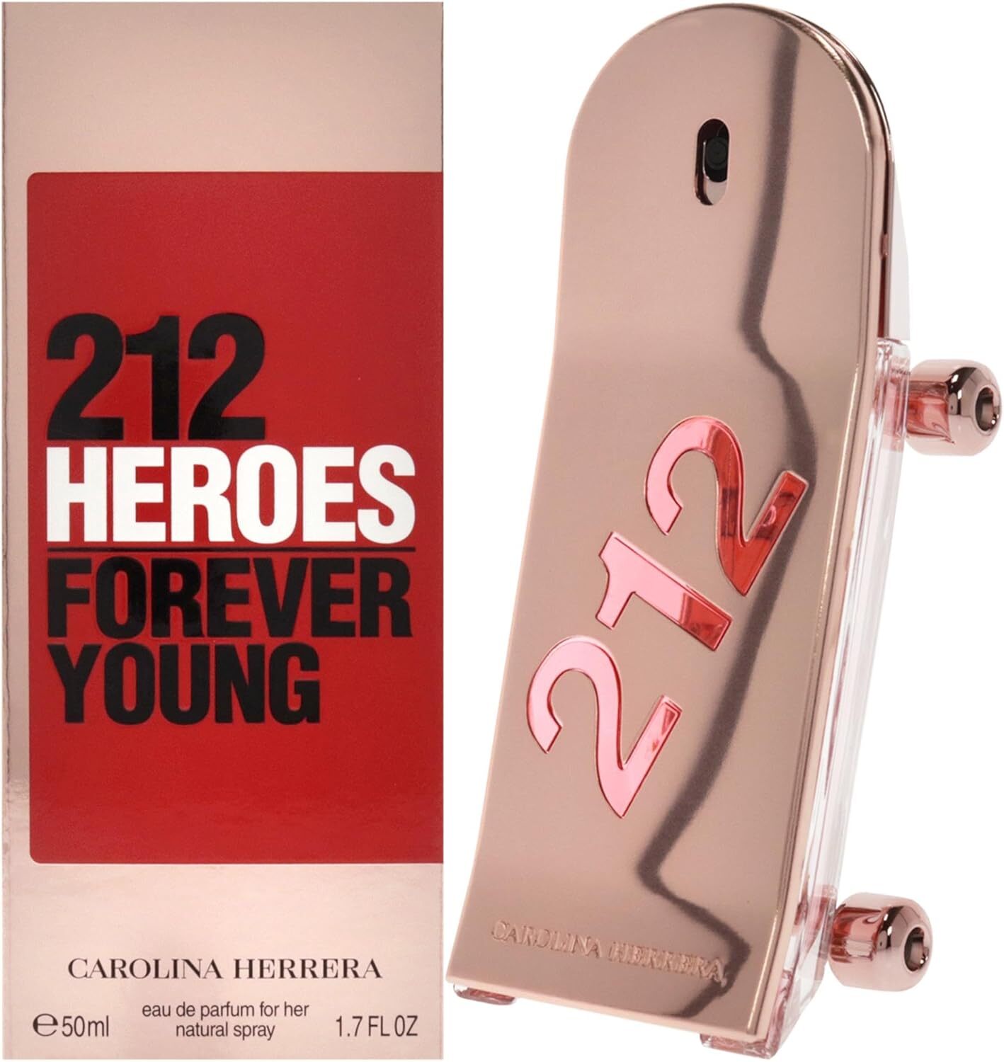 Парфюмированная вода CAROLINA HERRERA 212 HEROES FOREVER YOUNG FOR HER EDP, 50мл