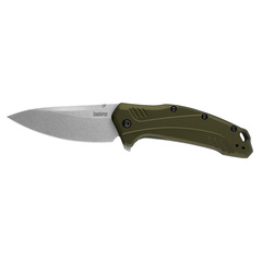 Фото Полуавтоматический складной нож Kershaw Link, сталь CPM MagnaCut, рукоять алюминий, олива