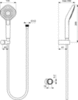 Ideal Standard Idealrain Evo B2240AA Душевой набор 3 режима