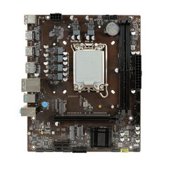 Материнская плата BaseTech H610M-K, Socket1700, mATX, Retail, 2xDDR4, PCIe3.0, 2xM.2, GLAN, M.2 WiFi, 6xUSB2, 4xUSB3, 2xHDMI, DP (BT-H610M-K)