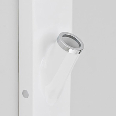 ArtCeram ACA029 bi/cr Акция ArtCeram SOTTO UP Держатель для зубныз щеток  подвесной , цвет белый , хром (акция на товар из наличия) фото