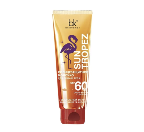 Sun tropez Молочко солнцезащитное для лица и тела SPF 60 80гр. BelKosmex