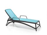 Шезлонг пластиковый Nardi Atlantico blue antracite