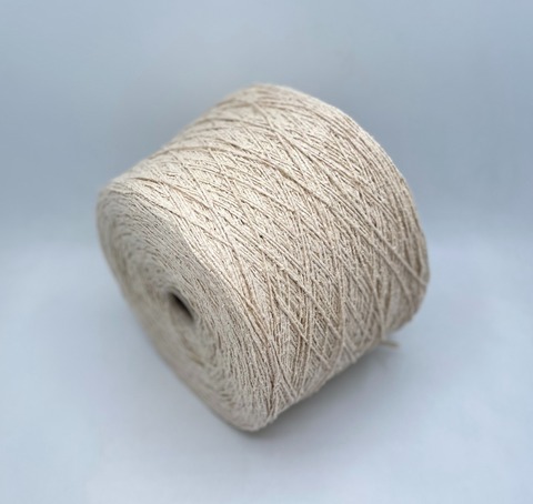 Filati Naturali (пр.Италия),art-Seta Bourette, 260м/100гр, 100%Буретный шелк , цвет-Бежевый,неоднотонный, арт-30372