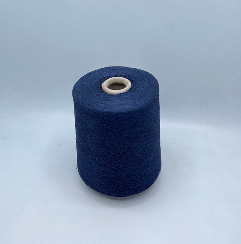Loro Piana (пр.Италия), art. Naturelle,2/64 3200м/100гр, 55%Шелк 45%Лен, цвет-Синий,неоднотонный, арт.30141