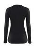 Термобелье рубашка Craft Warm Wool женская Black - 2