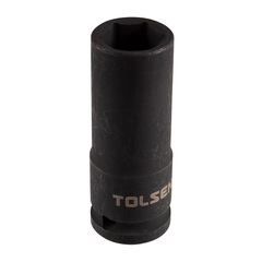 TOLSEN (TT18267) Головка торцевая ударная глубокая шестигранная 1/2", 17 мм
