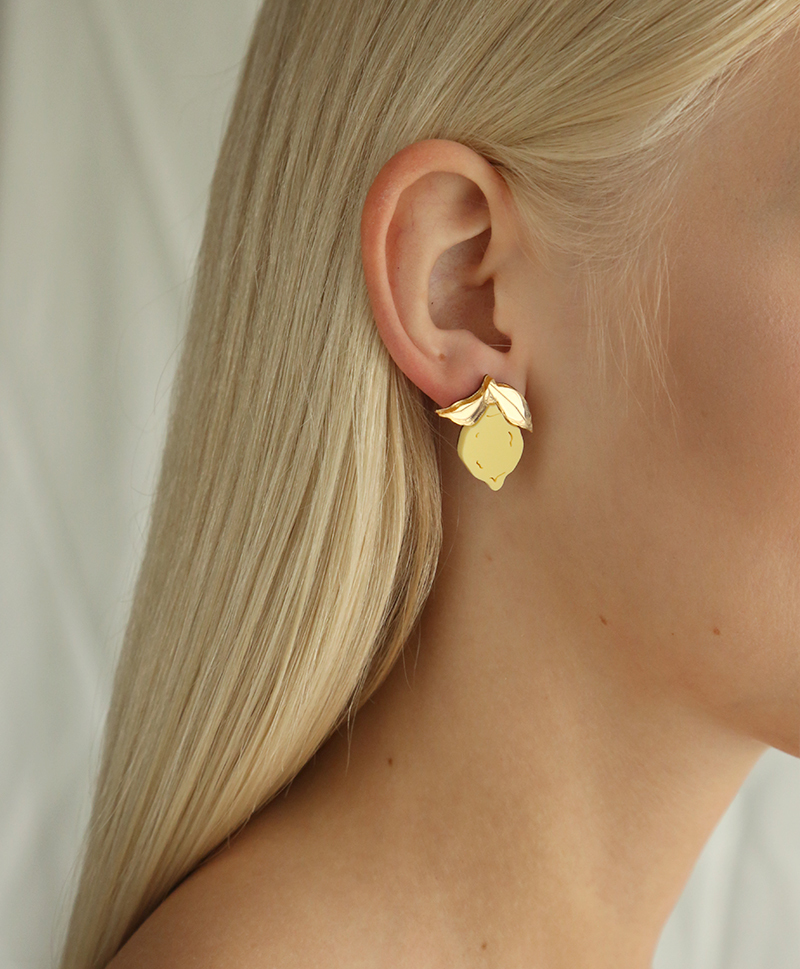 Серьги Mini Lemon Studs