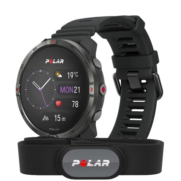 Polar Grit X2 Night Black HR (H9)
