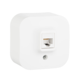 QUTEO РОЗЕТКА О/У компьютерная RJ45 кат.5E UTP - белый — фото 2