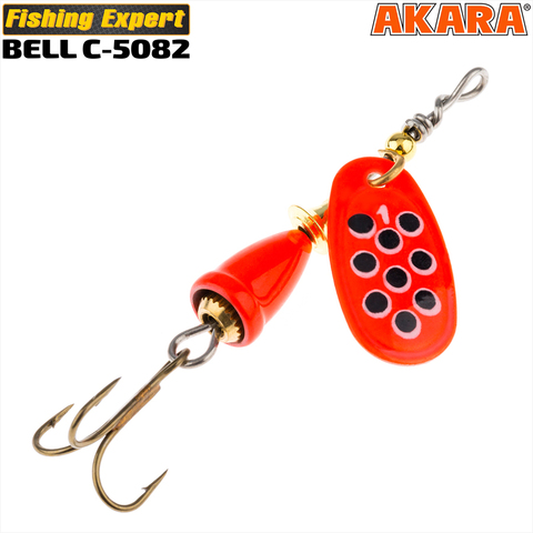Блесна вращ. Akara C-5082  8 гр. 200/Red