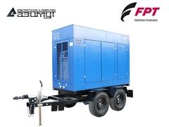 Дизельный генератор Азимут ЭД-100-Т400-2РПМ20 FTP-Iveco на шасси в капоте с автозапуском