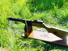 Soviet WW2 PPSh-41 wood toy