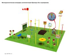 Метеорологическая площадка (комплектация Премиум без ограждения)