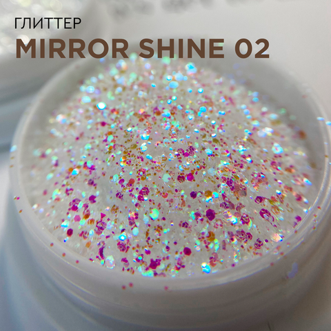 Глиттер MIRROR SHINE 02