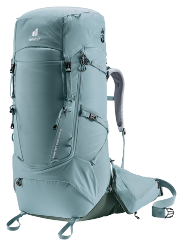 Картинка рюкзак туристический Deuter Aircontact Core 65+10 SL Shale-Ivy - 1