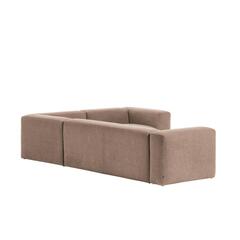 Угловой 4-х местный диван Blok 320 x 230 cm розовый