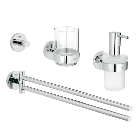 GROHE Essentials 40846001 Комплект аксессуаров для ванной